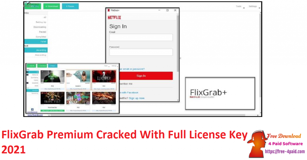 FlixGrab Premium Cracked With Full License Key 2021