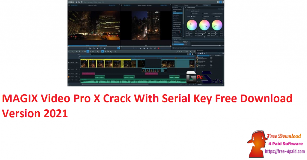 MAGIX Video Pro X Crack With Serial Key Free Download Version 2021