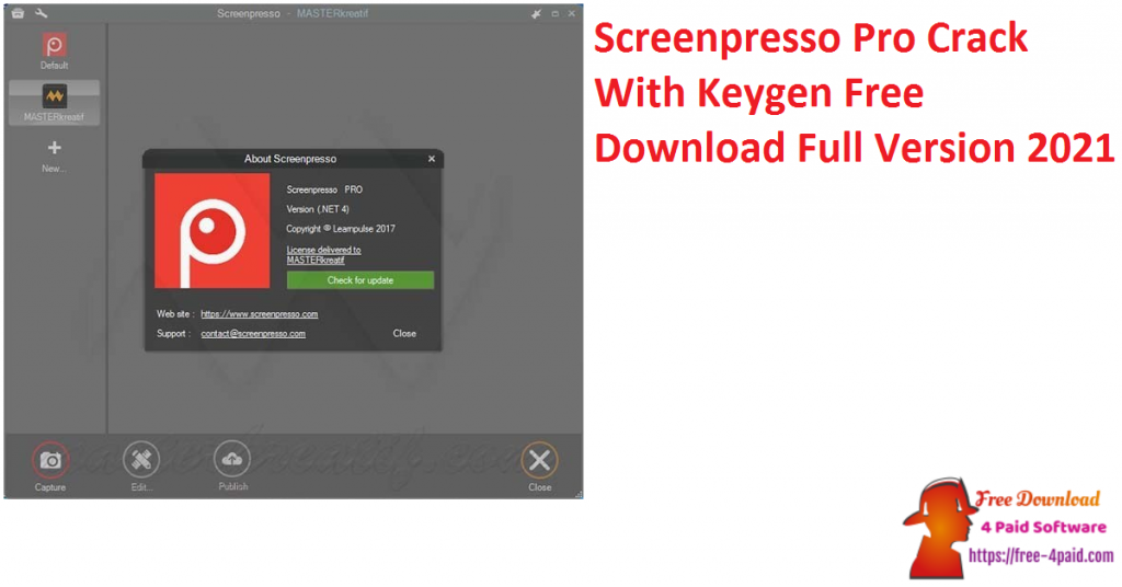 Screenpresso Pro Crack With Keygen Free Download Full Version 2021