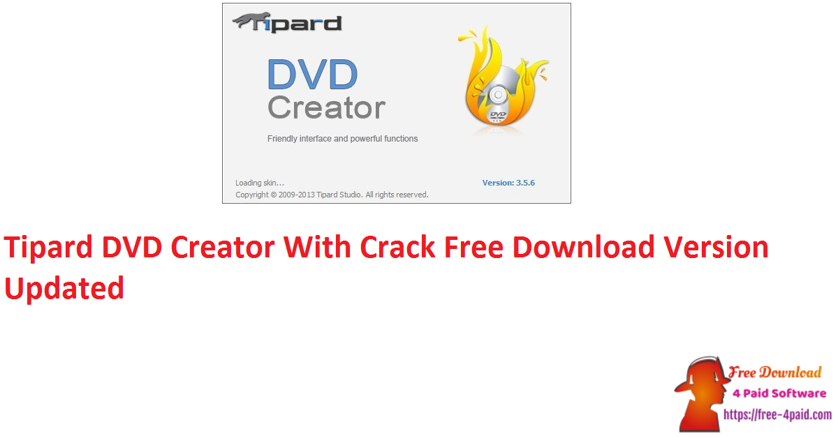 Tipard DVD Creator 5.2.82 instal the new for windows