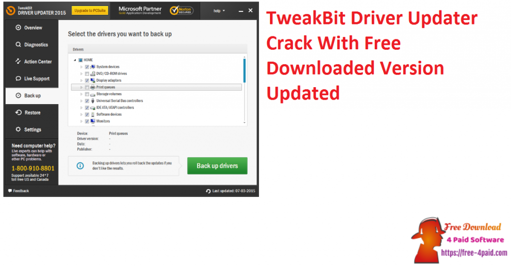 TweakBit Driver Updater Crack With Free Downloaded Version Updated 