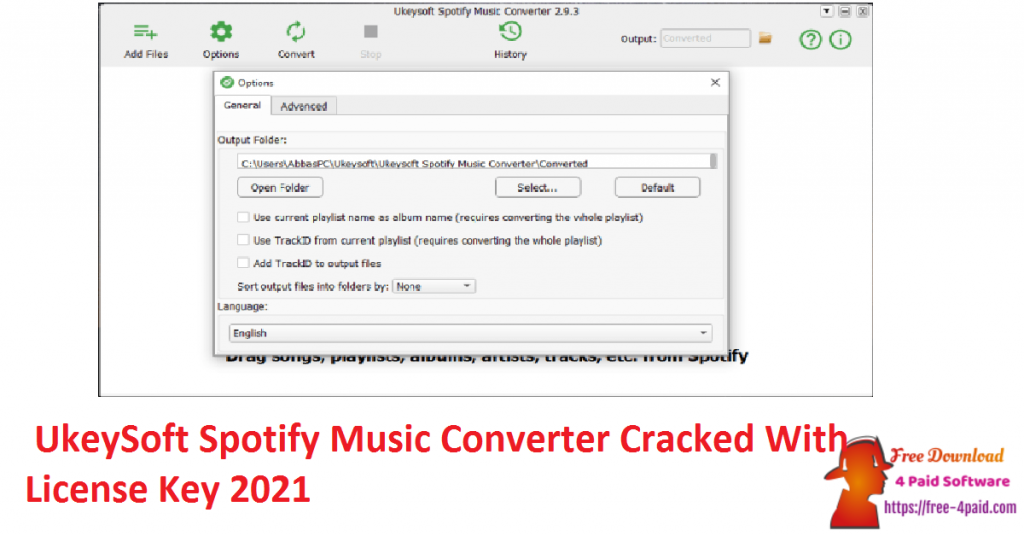 UkeySoft Spotify Music Converter Cracked With License Key 2021