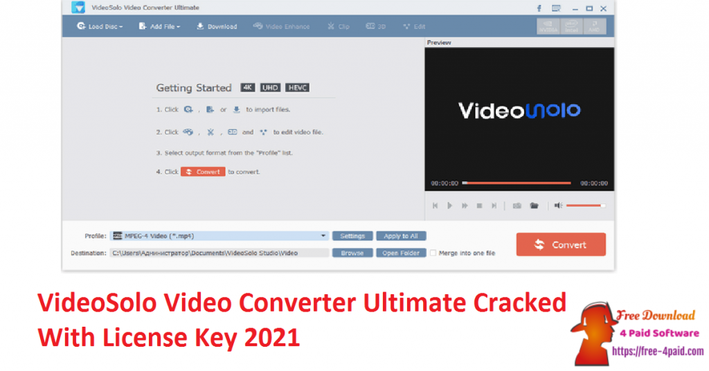 VideoSolo Video Converter Ultimate Cracked With License Key 2021