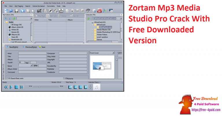 Zortam Mp3 Media Studio Pro 30.90 free instals
