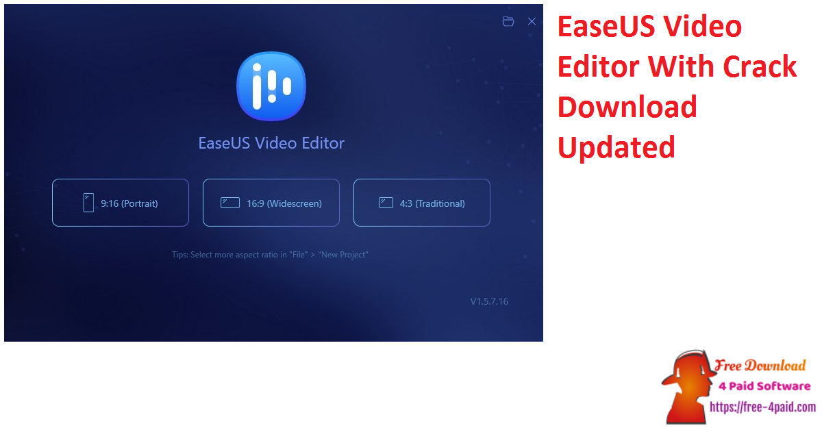 EaseUS Video Editor With Crack Download Updated