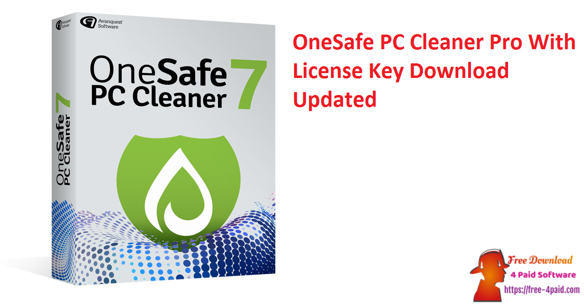 OneSafe PC Cleaner Pro With License Key Download Updated