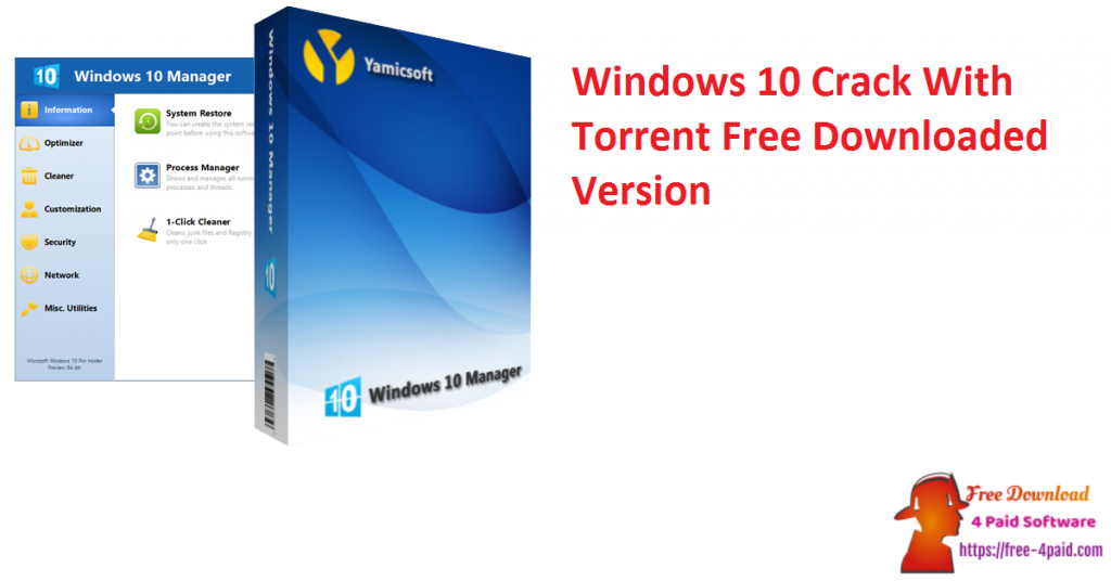 Windows 10 Crack With Torrent Free Downloaded Version 