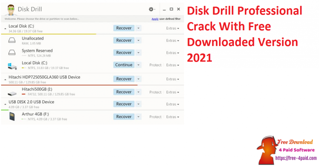 Disk Drill Professional Crack With Free Downloaded Version 2021