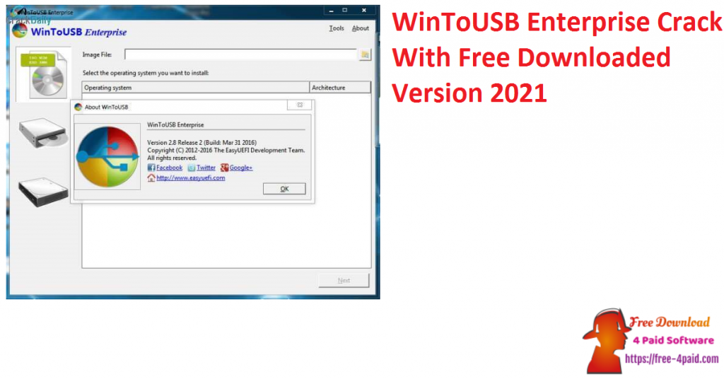 WinToUSB Enterprise Crack With Free Downloaded Version 2021