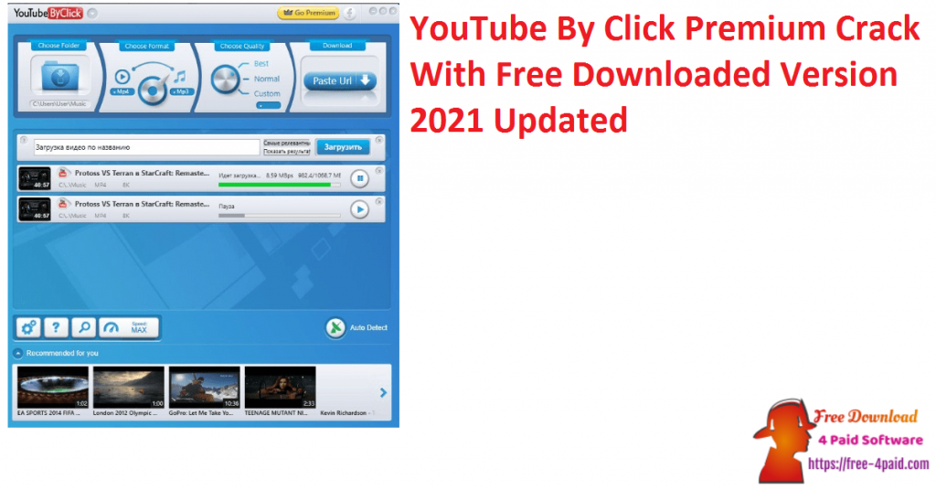 YouTube By Click Premium Crack With Free Downloaded Version 2021 Updated