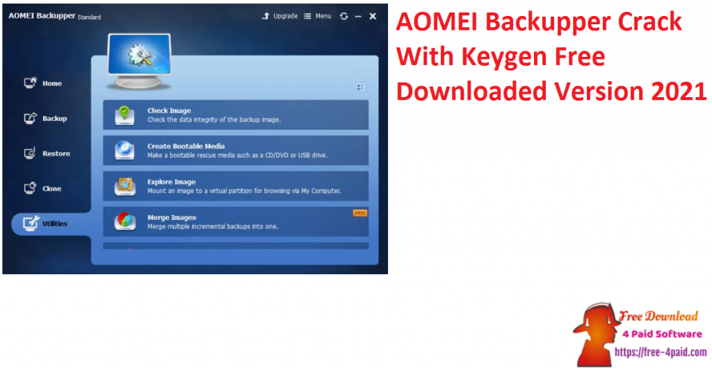 AOMEI Backupper Crack With Keygen Free Downloaded Version 2021