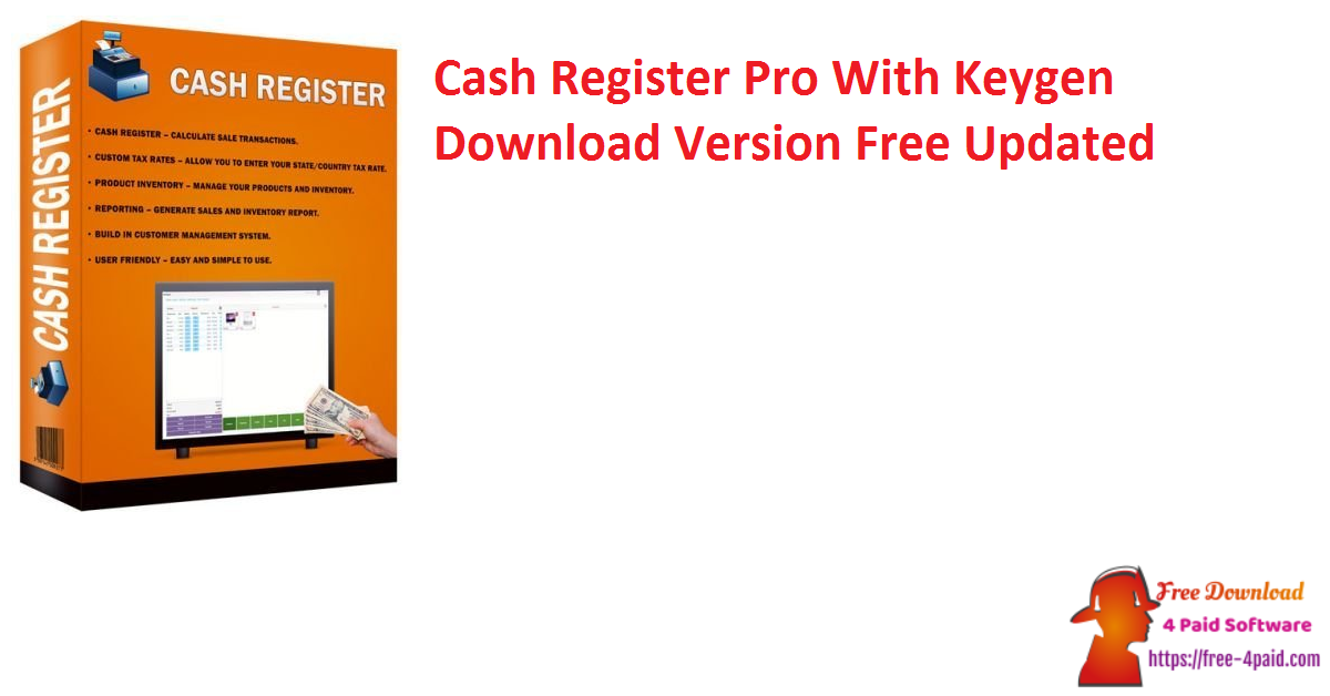Cash Register Pro With Keygen Download Version Free Updated