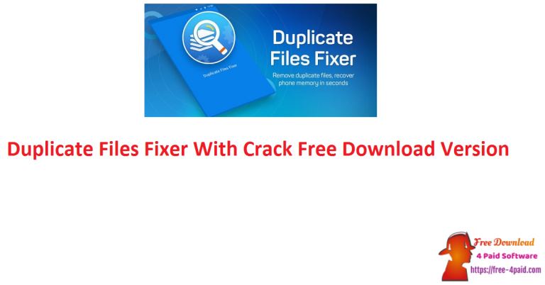 duplicate files fixer key