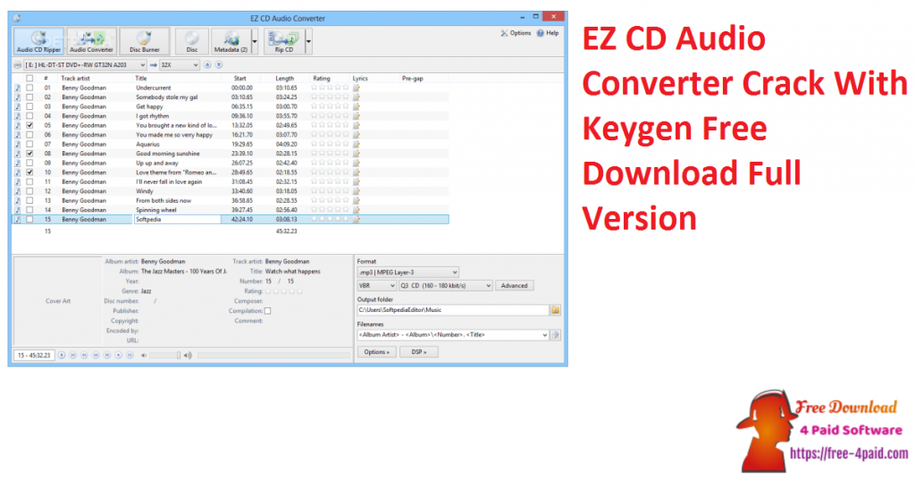 EZ CD Audio Converter Crack With Keygen Free Download Full Version