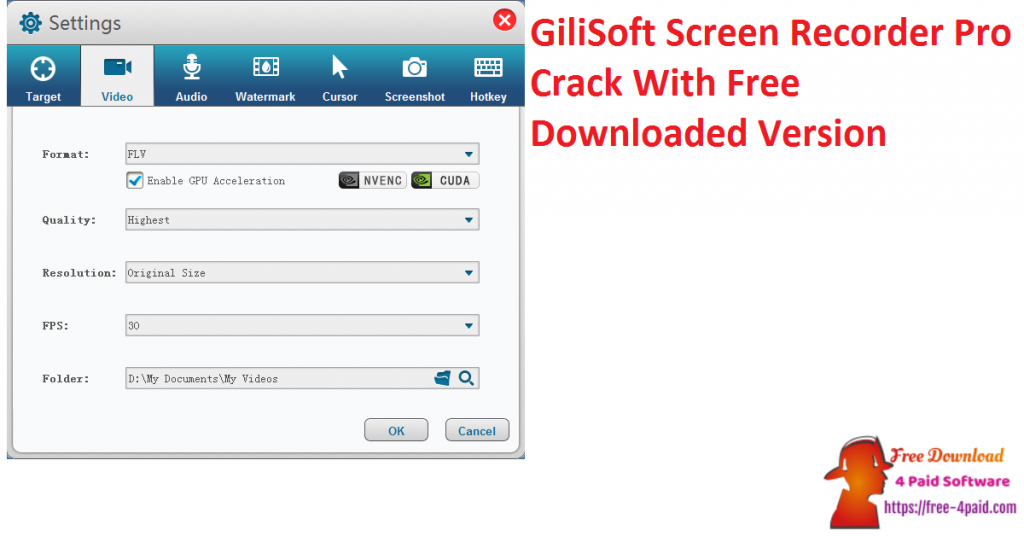free instal GiliSoft Screen Recorder Pro 12.3
