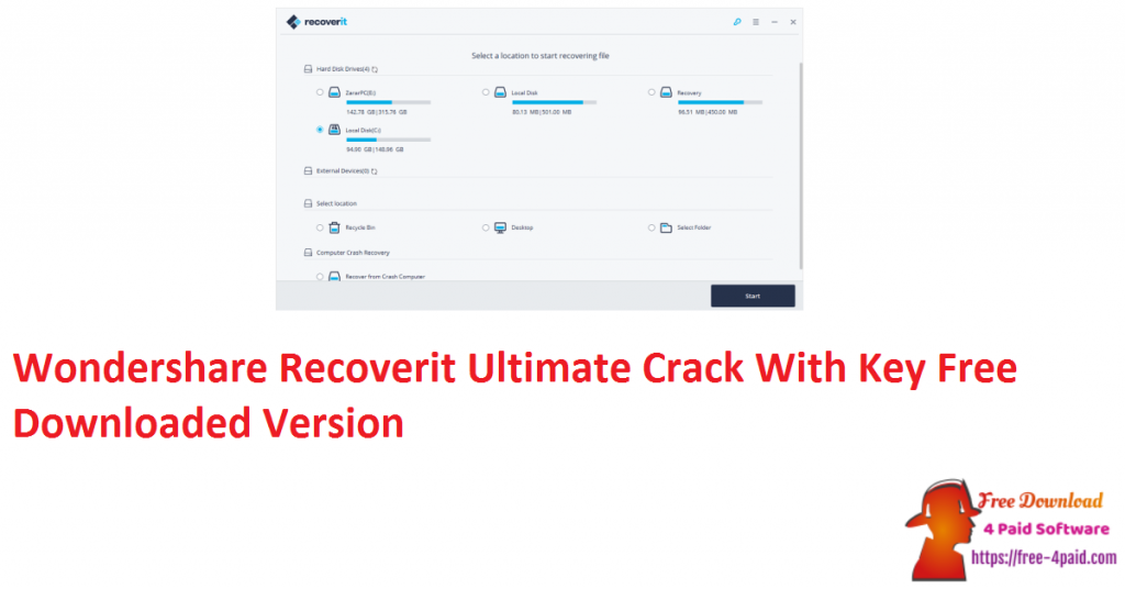 Wondershare Recoverit Ultimate Crack With Key Free Downloaded Version