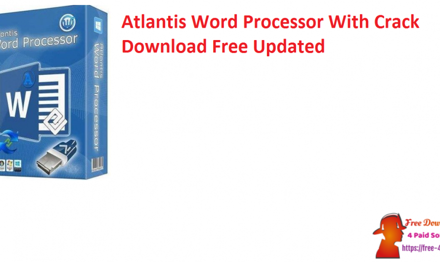Atlantis Word Processor 4.3.4.1 for windows instal free