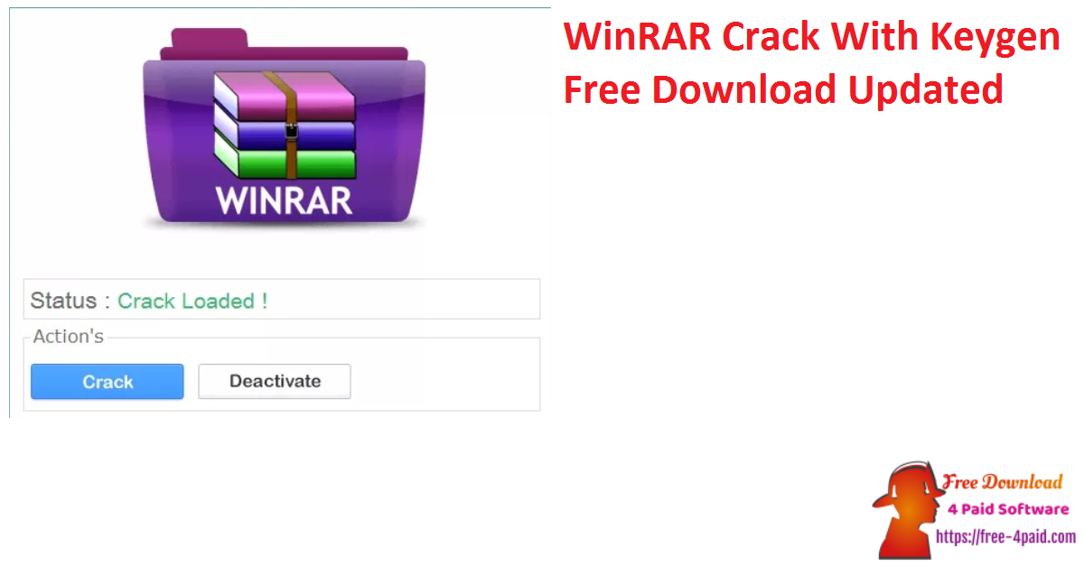 WinRAR Crack With Keygen Free Download Updated