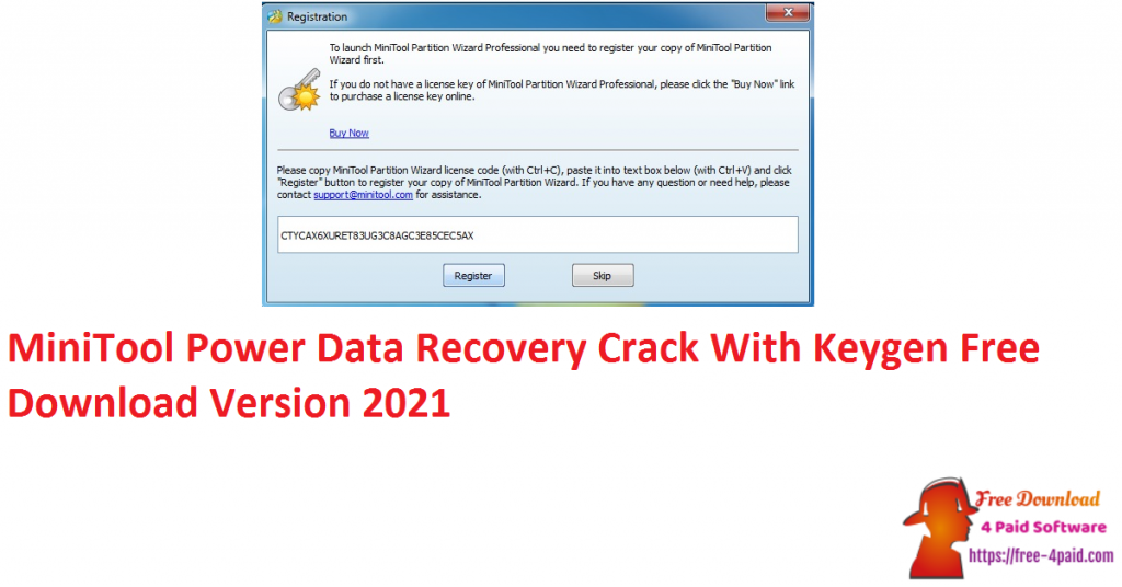 MiniTool Power Data Recovery Crack With Keygen Free Download Version 2021