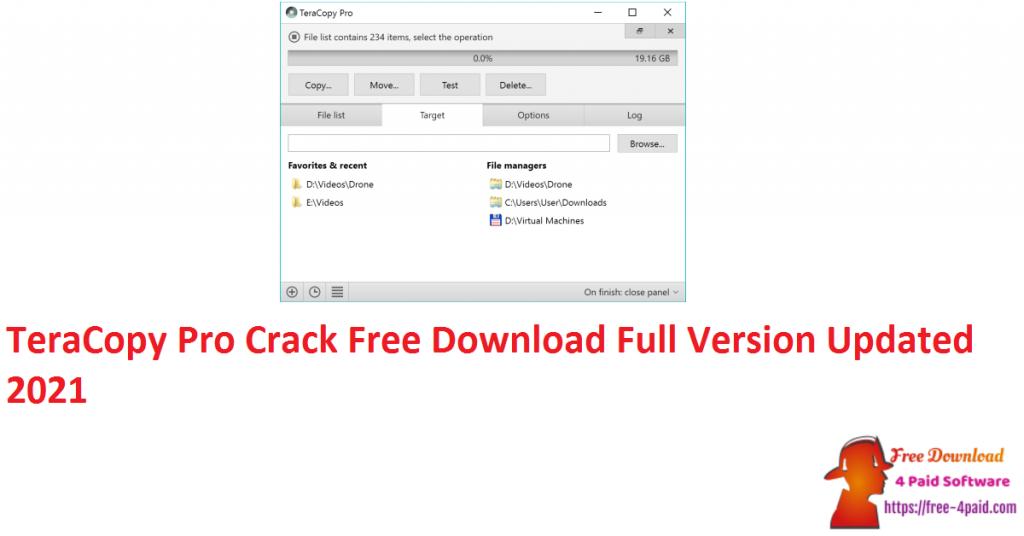 TeraCopy Pro Crack Free Download Full Version Updated 2021