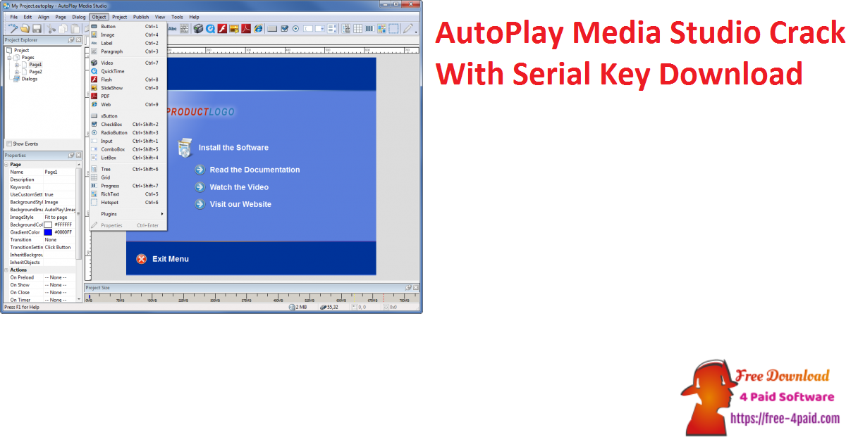 AutoPlay Media Studio Crack With Serial Key Download