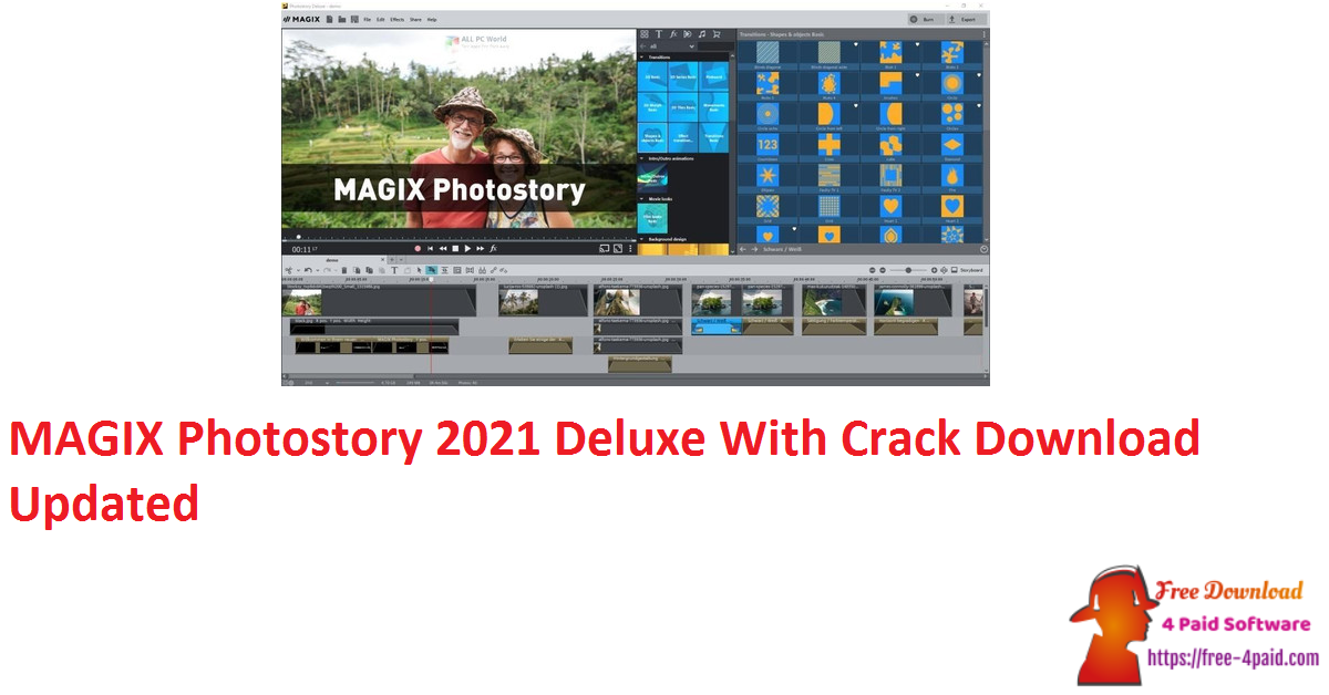 MAGIX Photostory 2021 Deluxe With Crack Download Updated