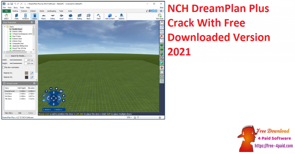 download the new for windows NCH DreamPlan Home Designer Plus 8.23