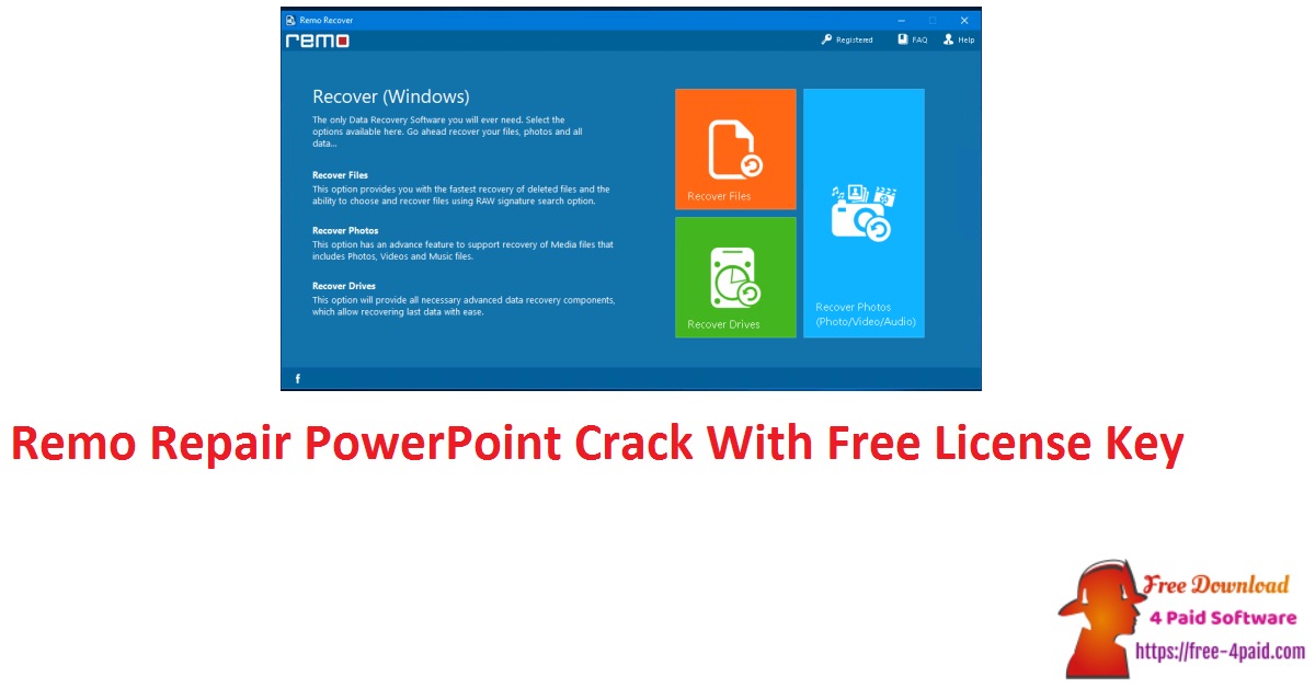 Remo Repair PowerPoint Crack With Free License Key