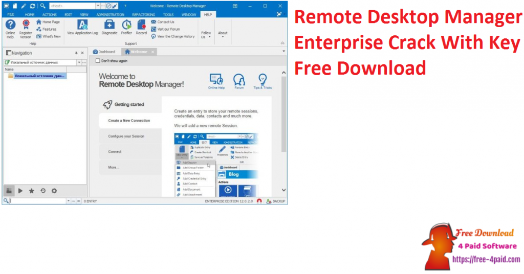 Remote Desktop Manager Enterprise 5.0.0.0 download free