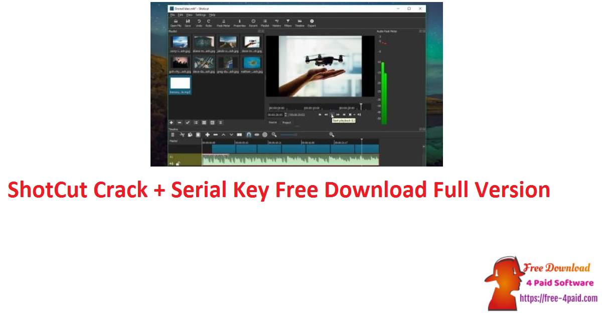 ShotCut Crack + Serial Key Free Download Full Version