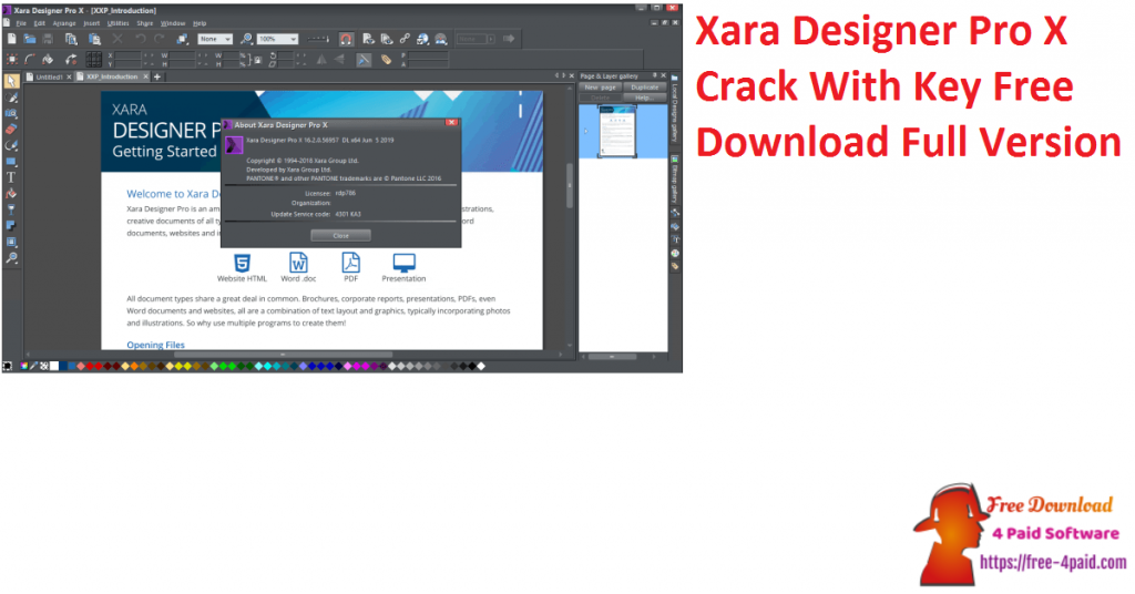 Xara Designer Pro Plus X 23.2.0.67158 for windows download free