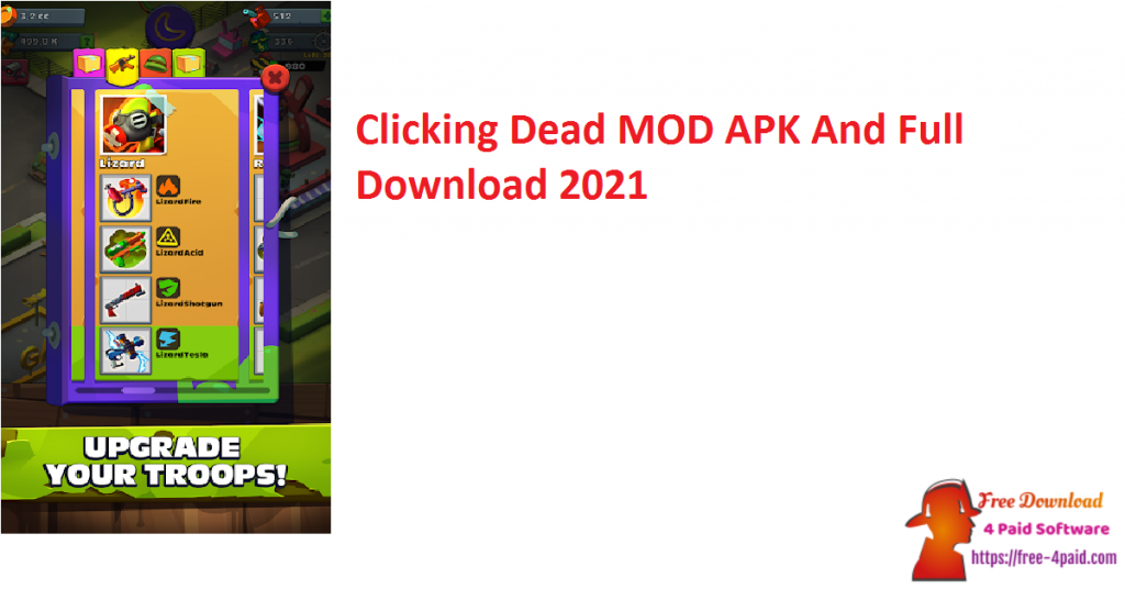 Clicking Dead MOD APK And Full Download 2021