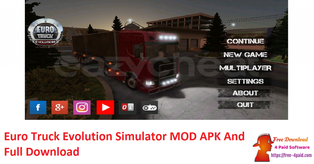 Euro Truck Evolution Simulator MOD APK And Full Download