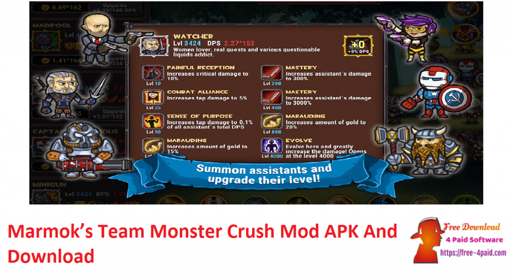 Marmok’s Team Monster Crush Mod APK And Download