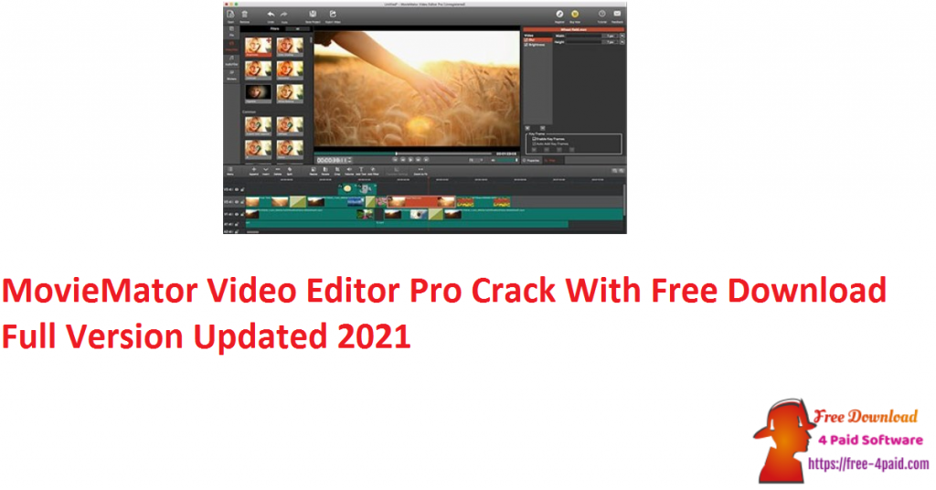 MovieMator Video Editor Pro Crack With Free Download Full Version Updated 2021