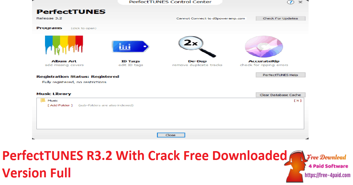 PerfectTUNES R3.2 With Crack Free Downloaded Version Full