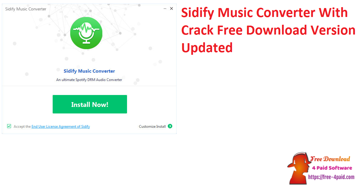 Sidify Music Converter With Crack Free Download Version Updated
