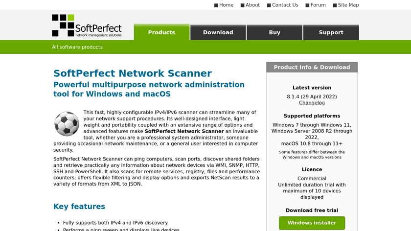 softperfect network scanner crack