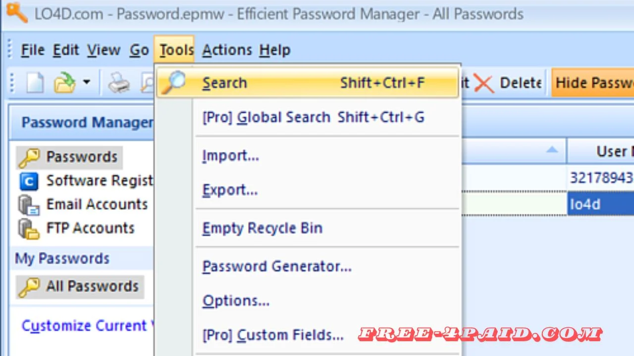 Efficient Password Manager Pro